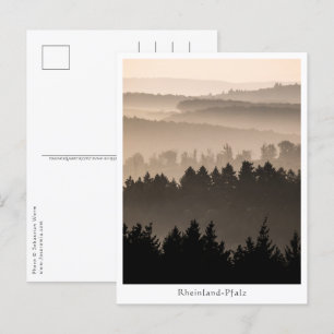 Cartão Postal Foto de Paisagem do Colinas em Woodland Preguiços