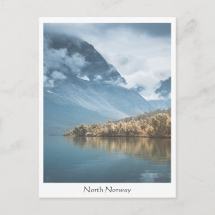 Cartão Postal Foto de Paisagem do Norte da Noruega