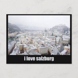 Cartão Postal Foto de Salzburg (Áustria), adoro Salzburg