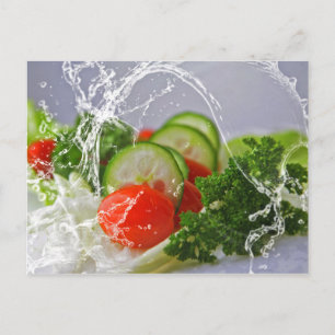 Cartão Postal Foto de vegetais