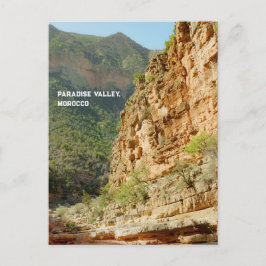 Cartão Postal foto de viagem ao Vale do Paraíso, Marrocos