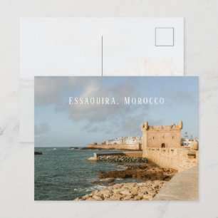 Cartão Postal Foto de viagem autêntica da histórica Essaouira Ma