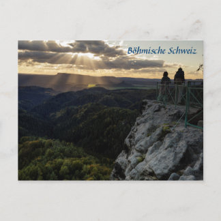 Cartão Postal Foto de vista cênica de Böhmische Schweiz