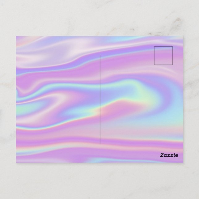 Cartão Postal Foto do Casal Salve a Data Holográfica Game Over (Verso)