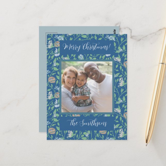 Cartão Postal Foto do Dia Mãe do primavera Garden Robin Nest Que (Frente/Verso In Situ)