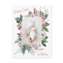 Foto do Felz pascoa Floral Watercolor