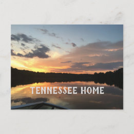 CARTÃO POSTAL FOTO DO LAGO TENNESSEE HOME |