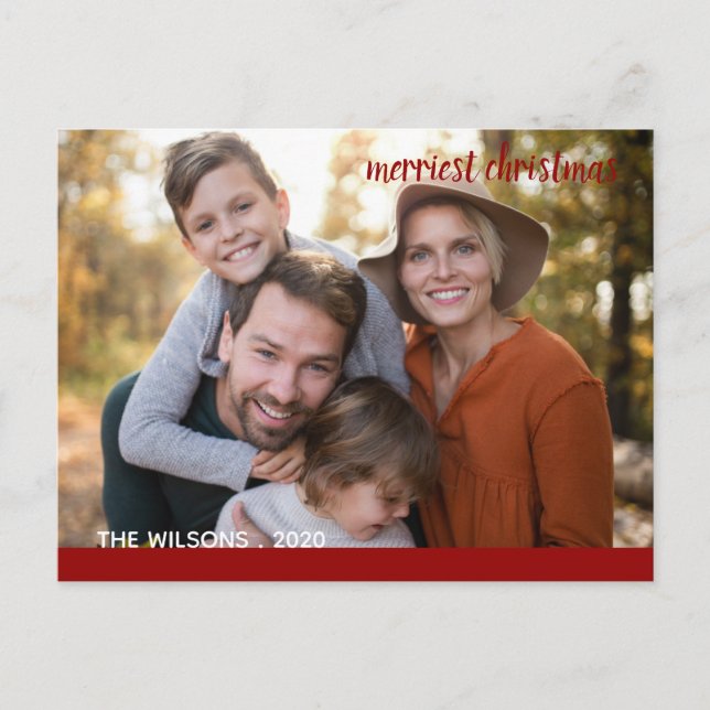 Cartão Postal Foto do melhor roteiro de Natal (Frente)