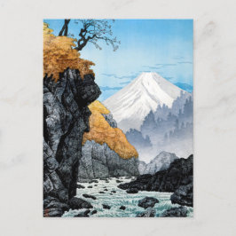 Cartão Postal Foto do Monte Ashitaka por Takahashi, Arte Japones