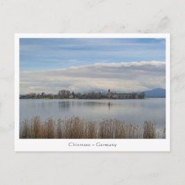 Cartão Postal Foto do Panorama da Alemanha Chiemsee