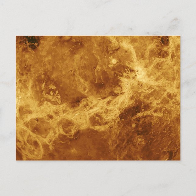 Cartão Postal Foto do Planeta Vênus (Frente)