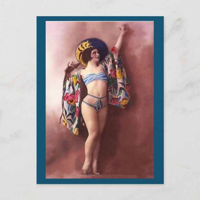Cartão Postal Foto do Risqué Vintage francês (Frente)