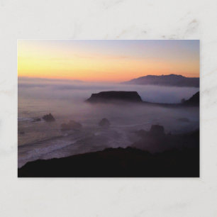Cartão Postal Foto do Sunset do Goat Rock
