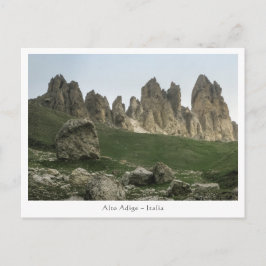 Cartão Postal Foto do Tirol do Sul Itália