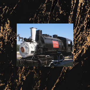 Cartão Postal Foto do trem ferroviário da Geórgia