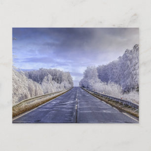 Cartão Postal Foto do Viagem da Wonderland de inverno