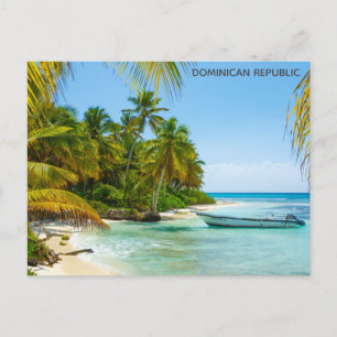 Cartão Postal Foto do Viagem de praia tropical da República Domi