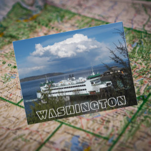 Cartão Postal Foto do Viagem do Washington State Ferry