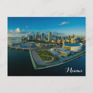 Cartão Postal Foto do Viagem Skyline, na cidade de Miami Flórid