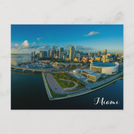 Cartão Postal Foto do Viagem Skyline, na cidade de Miami Flórida