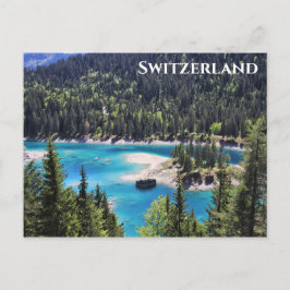 Cartão Postal Foto do Viagem suiça do Lago Alpino da