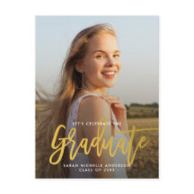 Foto Dourada de Festa de formatura Chic