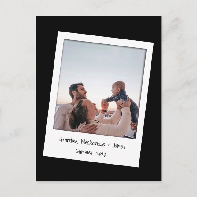 Cartão Postal Foto e quadro personalizados (Frente)