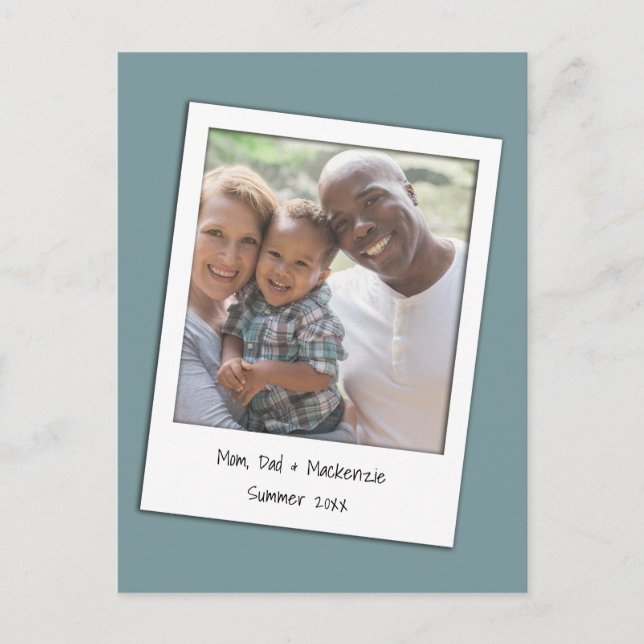 Cartão Postal Foto e quadro personalizados (Frente)