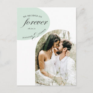 Cartão Postal foto elegante e elegante da turquesa moderna salve