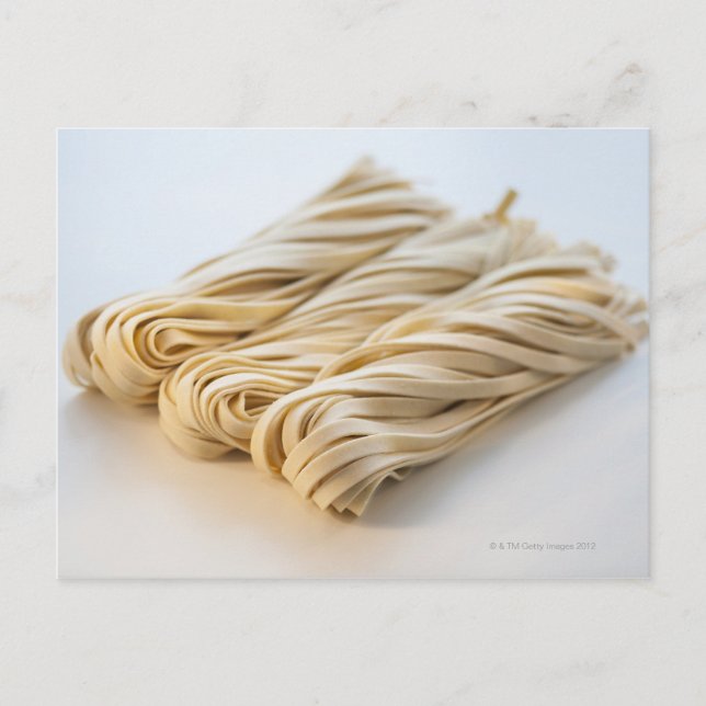 Cartão Postal Foto estúmulo de massa de linguini fresca (Frente)