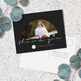 Cartão Postal Foto Minimalista de Agradecimento