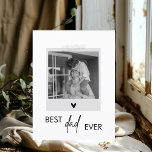 Cartão Postal Foto minimalista do melhor Pai<br><div class="desc">Celebre o melhor pai de sempre com nosso cartão-postal minimalista! Este design moderno e na moda apresenta a mensagem sincera "Melhor Pai Nunca", combinada com um espaço personalizável para sua foto favorita, criando um postal personalizado que é perfeito para enviar mensagens sinceras em Dia de os pais, aniversários ou qualquer...</div>