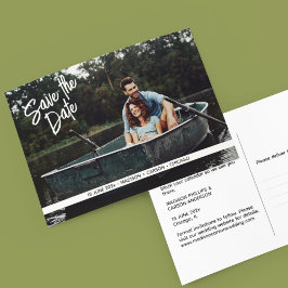 Cartão Postal Foto minimalista moderna Salva o Cartão-Postal de