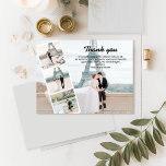 Cartão Postal Foto Moderna Casamento Obrigado<br><div class="desc">Quando se trata de celebrar o seu dia especial, ter um lembrete duradouro das memórias que foram feitas pode ser uma maneira profundamente comovente de comemorar a ocasião com os mais próximos e queridos. Hoje em dia, casais modernos estão se voltando para um casamento criativo e pensativo. Obrigado Cartões postais...</div>