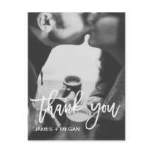 Foto moderna divertida Casamento/ Noivado Obrigado