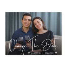 Foto: Mudar O Anúncio De Casamento De Data