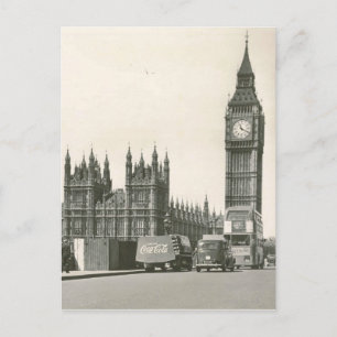 Cartão Postal Foto original do Big ben 1953