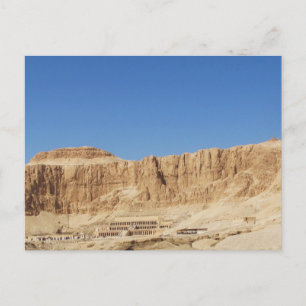 Cartão Postal Foto panorâmica do templo Hatshepsut
