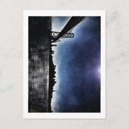 Cartão Postal Foto parecida com pintura de San Francisco Skyline