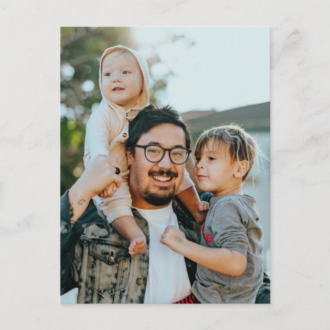 Cartão Postal Foto personalizada (Frente)