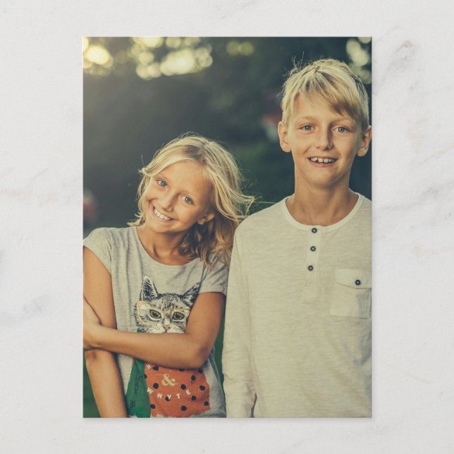 Cartão Postal Foto personalizada (Frente)