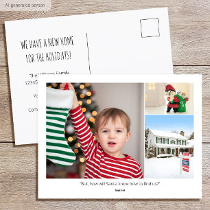 Cartão Postal Foto Personalizada Citações Divertidas de Família