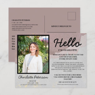 Cartão Postal Foto Personalizada da Sua Vizinhança Imobiliária M