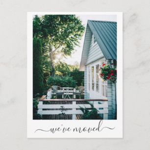 Cartão Postal Foto personalizada Minimalista Móvel Novo Endere