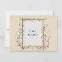 Foto Pessoal Floral Vintage