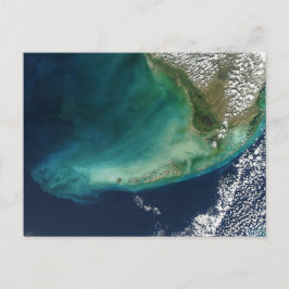 Cartão Postal Foto por satélite das Florida Keys