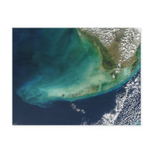 Foto por satélite das Florida Keys