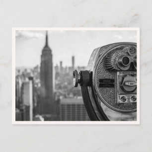 Cartão Postal Foto preto e branco do Empire State Building em No