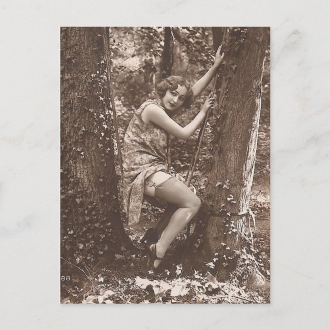 Cartão Postal Foto risqué Vintage (Frente)