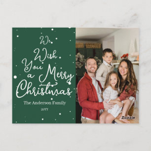 Cartão Postal Foto Roscas de Natal Feliz Aniversário